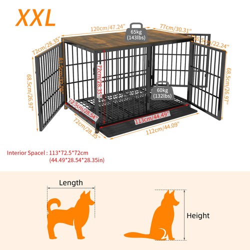 Heavy duty dog crate furniture - duty,