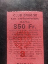 Brugge v Liverpool 1976 U.E.F.A Cup Final ticket stub 