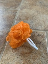 M&S Orange Shower Puff Ball