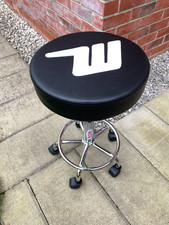 Christmas: Weslake flying 'W' speedway workshop- / bar-stool swivel seat rolling