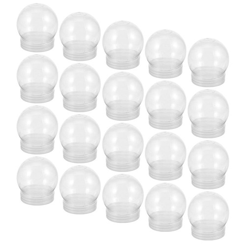 20pcs clear water globes - clear, with
