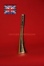 Small Solid Brass Gamekeeper Hunting Horn Authentic Beating Shooting Hunt