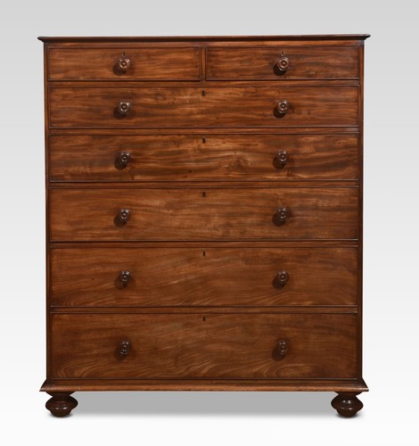 Tall victorian mahogany - tall, chest