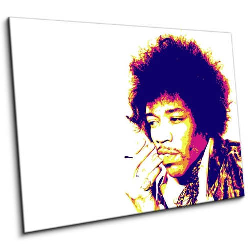 Jimi hendrix print on - on, canvas