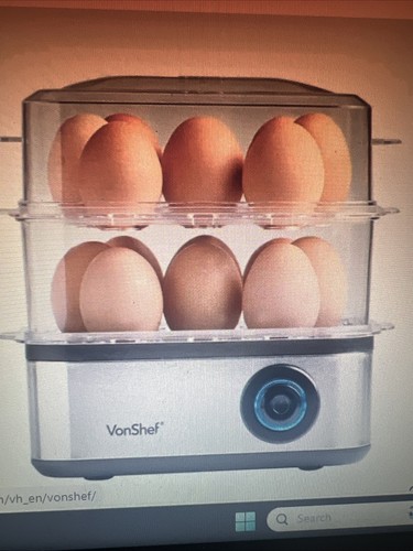 Vonhaus egg boiler poacher - boiler, &