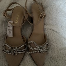 Ladies Bow Embellished Faux