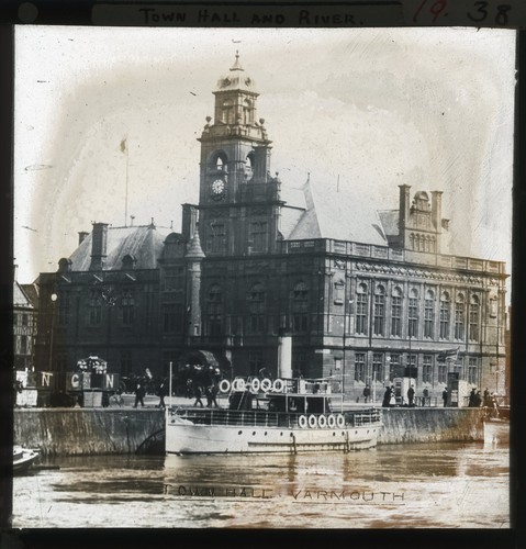 Magic lantern glass slide - magic,