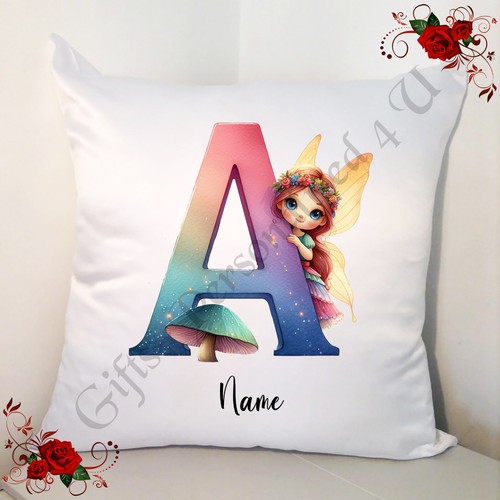 Personalised white cushion - 18",
