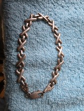 Vintage Sterling Silver XO Hugs & Kisses Bracelet Hallmarked