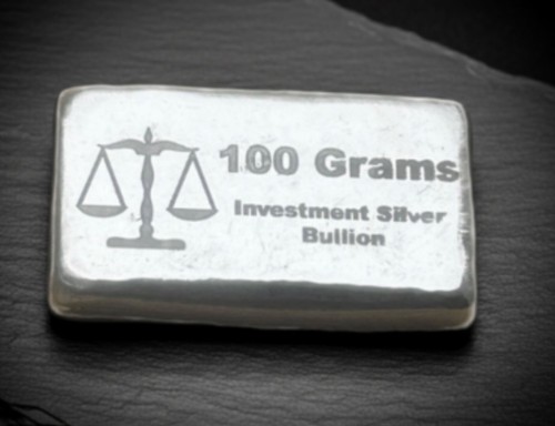 100g 999 silver square - 100g, .999