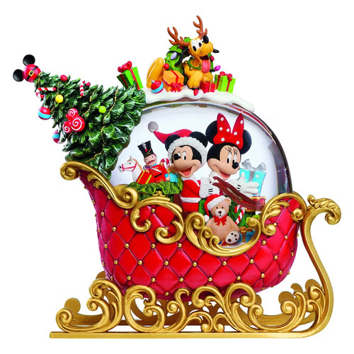 Inch sleigh snowglobe - inch, with