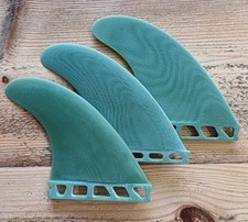 Futures 4.5" Fiberglass Thruster Tri Fin Set Surfboard Shortboard Midlength 