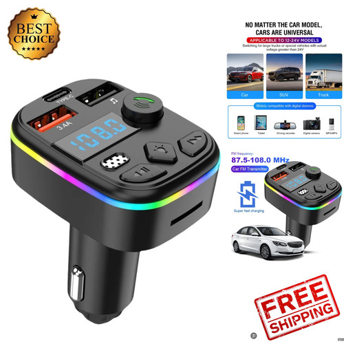 Car charger bluetooth 0 - bluetooth, 5.0