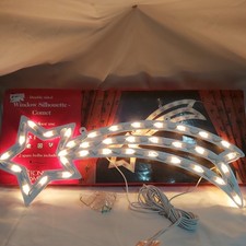 Konst Smide Shooting Star Silhouette Vintage Retro Christmas Xmas  Fairy Light