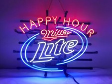 Miller Lite Happy Hour Neon