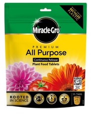 Miracle-Gro All Purpose Continuous Release Plant Food Feed Pack of 35 Tablets