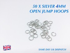 50 X 4 mm OPEN JUMP RINGS