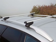 Aluminium Roof Rack Cross Bars fits Vauxhall Vectra 1996-2002 Estate 5 door