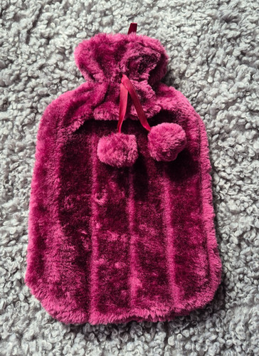 Hot water bottle with cosy - bottle,