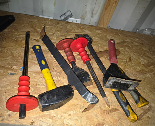 8pc hand tool set - set, pry