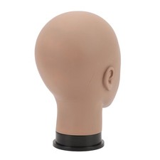 Bald Mannequin Head With Makeup Black Skin Female Professional Cosmetology Head