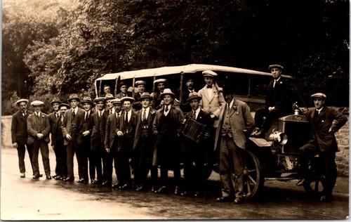 Charabancs group photo vintage - charabancs,