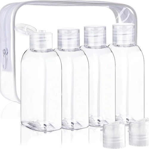 4pcs 100ml plastic - plastic, empty