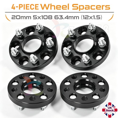 Bolt wheel spacers 20mm - 4x, on