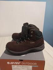 Hi-Tec Altitude IV Waterproof Hiking Brown Leather Boots Size 9.5 Women's 