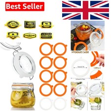 Airtight 10PCS Silicone Jar