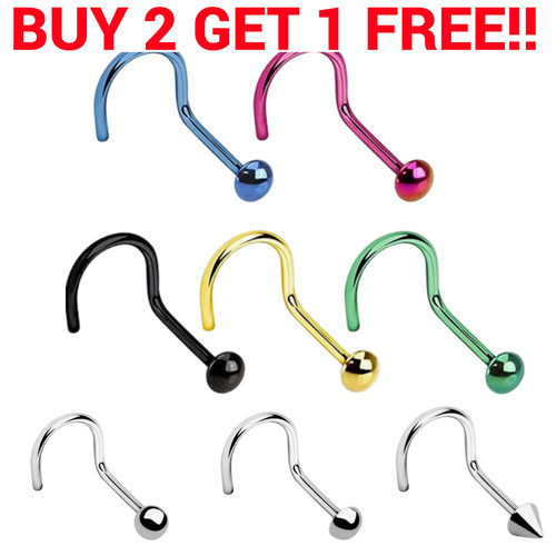 Nose screw stud surgical - stud,