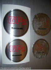 KAWASAKI GPZ GPZ750 TURBO GPZ 1100A GPZ750A  ENGINE COVER DECALS EMBLEMS