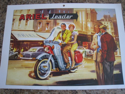 Ariel leader motorcycle street - ariel,