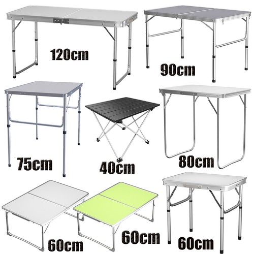 Portable folding camping table - camping,