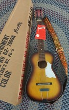 Holy Grail Vintage 1967 Norma 3/4 Parlor Guitar FG3 Reinforced Steel Neck RARE