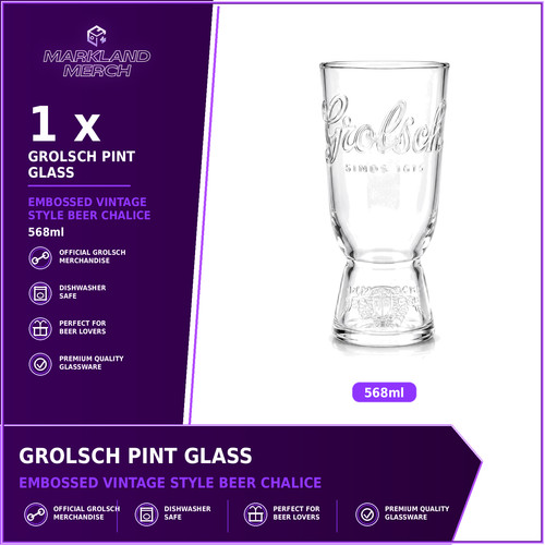Official grolsch pint glass - grolsch,