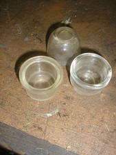 Sediment bowl filter glass