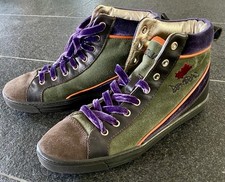 Dsquared2 F/W 2008 Hot Velvet 39 Fighters Hightop Sneakers 40 Shoes Sneaker