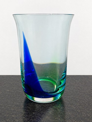 Hand blown art - blown, vase