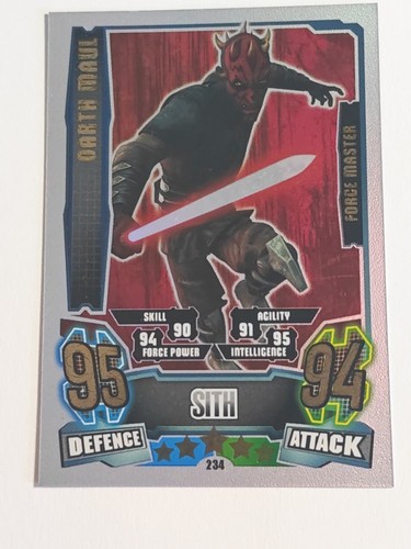 Darth maul topps force attax - darth,
