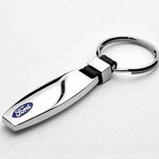 FORD METAL CHROME KEYRING KEYCHAIN SUPERB  Focus, Fiesta, Mondeo GIFT UK