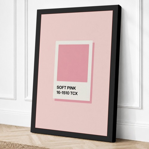 Soft pink swatch minimalist - pink,