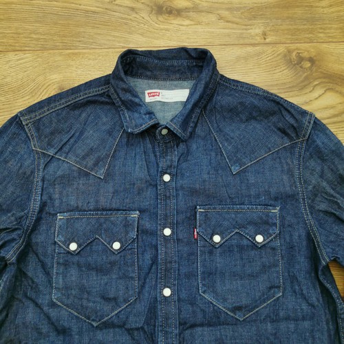 Levi denim shirt mens m - levi's,