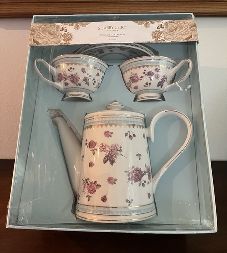Tea set shabby chic - set, rose