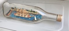 Vintage Ship in Glass Bottle