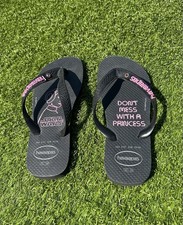 Havaianas girls black flip