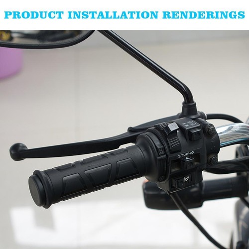 Motorcycle heated grips - heated,