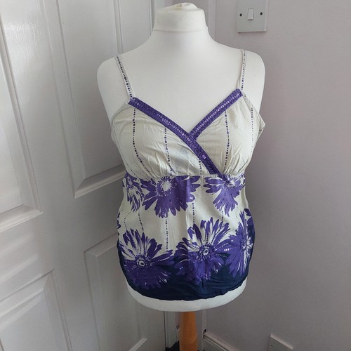 Vintage debenhams floral cami - debenhams,