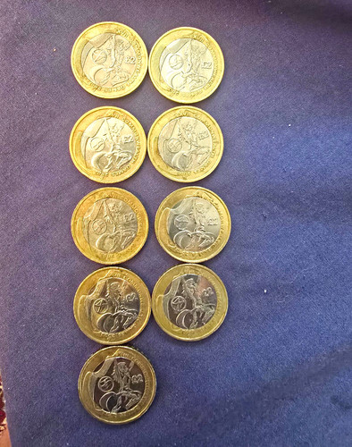 2002 two pounds - £2, coins