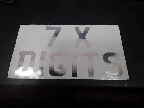 78mm silver chrome stick on - ,